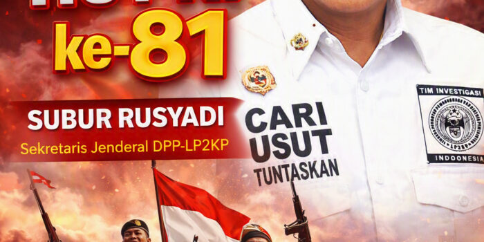 Subur Rusyadi Sekretaris Jenderal Dewan Pimpinan Pusat Lembaga Pemantau Pembangunan Dan Kinerja Pemerintah